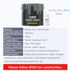 Oxide Primer Kyumi Factory Supply Epoxy Zinc Rich Paint Zinc Oxide Primer Spray Paint For Steel Metallic Structure