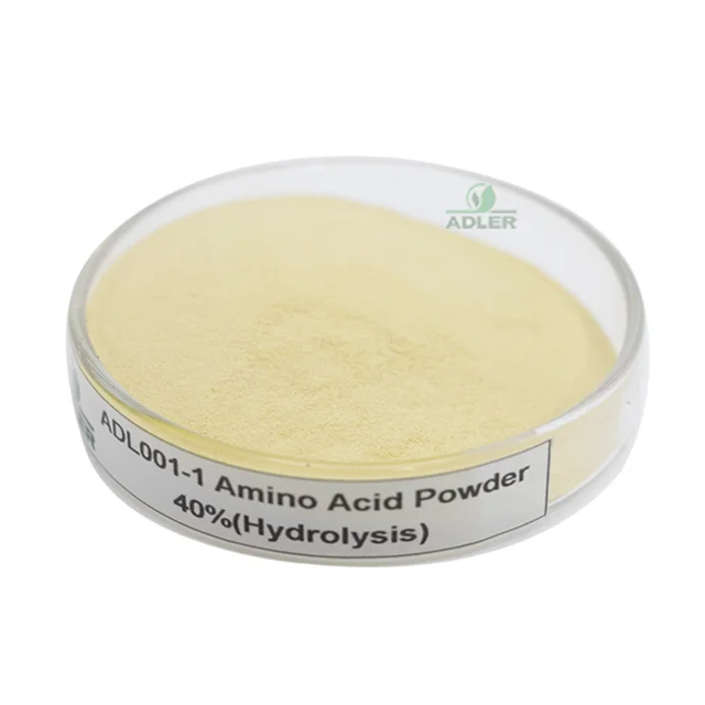 Soluble Powder Organic Fertilizer Vegetal Origin Enzymatic Amino Acid Powder 80%