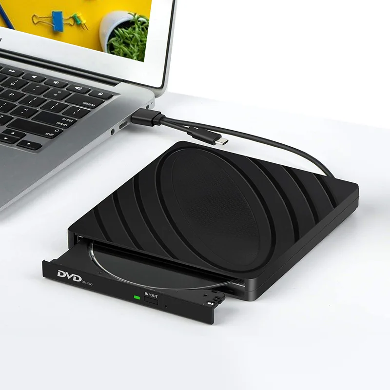 External CD Optical Drive USB 3.0 Slim External DVD CD Drive,High Speed Data Transfer DVD/CD Recorder Player