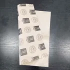 Custom Paper Custom Made Sandwich White Wax Paper For Fast Food Wrapping Paper With Logo Printing