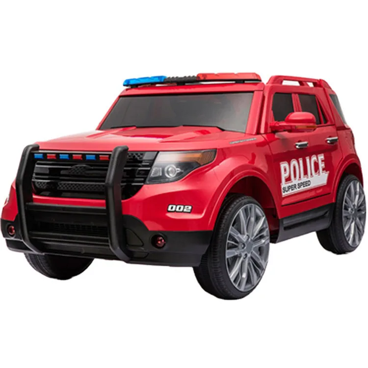 police electric car toy