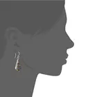 Flower Earrings Dropshipping European And American Drop Shaped Rose Dry Flower Earrings For Women