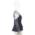 Vest Factory Price Vertical Stripe Pattern Ladies Womens Sexy Vest For Summer