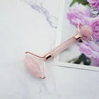 Pink Pink Wholesale Pink Jade Roller Facial Slimming Pink Crystal Rose Quartz Natural Jade Roller Massage