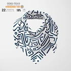 Silk Scarf Silk 100% Silk Scarves Printing Service Designer Women Square Custom Silk Scarf With Logo