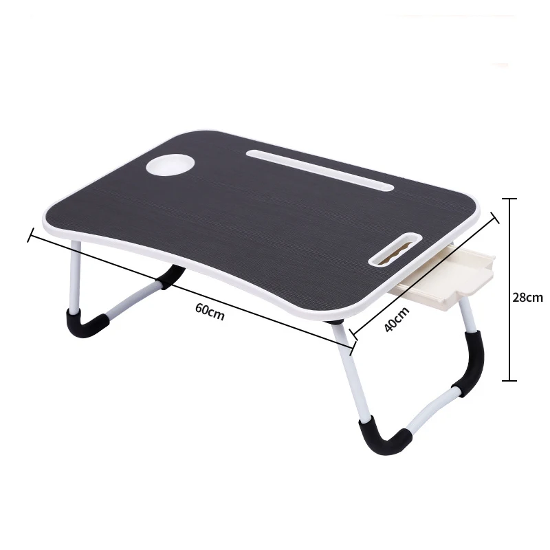 CX511 High Quality Laptop Desk Foldable Bed Table with Drawer Home Office College Student Computer Desk Laptop Table For Bed