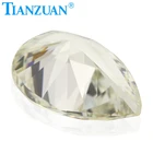 Pear Pear 2020 HOT DEAL 6A Grade Pear IJ Light Yellow Cubic Zirconia Loose Gemstones