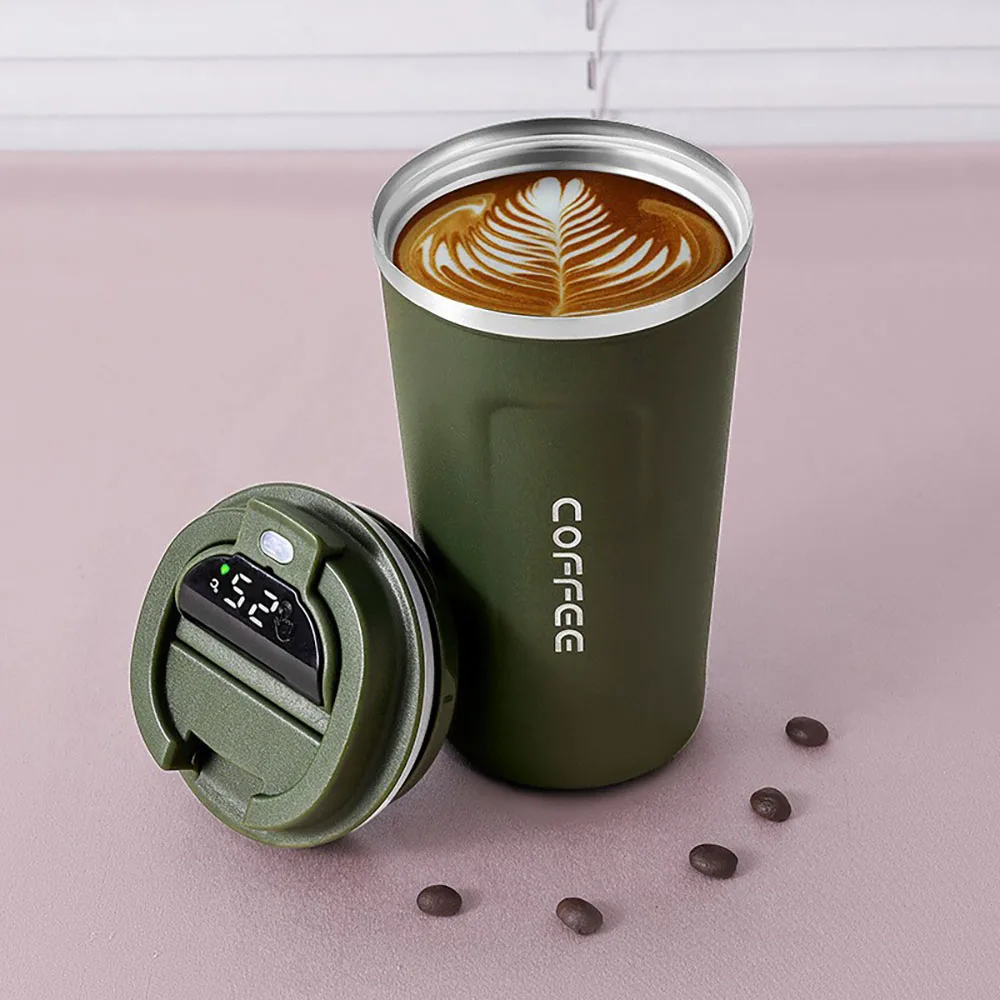 smart drinkware temperature control travel mug/custom smart water bottle mugs flask