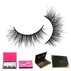 Eyelashes 673-15 Hitomi Wholesale Short 15mm Mink Eyelashes 18mm Custom Logo Vendors