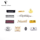 Handbag Metal Label For Handbag Custom High Grade Bag Decorative Letter Logo Metal Label For Handbag