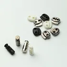 Bell Hole Environmental Protection Round Drawstring Buckle Bell Double Hole Spring Buckle Cotton Down Jacket Buckle