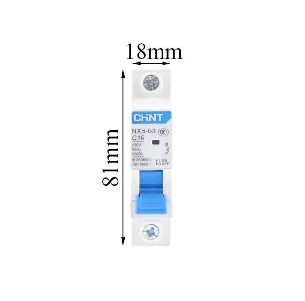 Chint Miniature Circuit Breaker Mcb Nxb P C C C C C C C