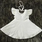 Girls Girls Boutique Dresses Kids Twirl Dress Kids Solid Color Custom Girls Baby Summer Dress Boutique Remake