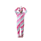 Adult Animal Onesie Christmas Adult Knitted Animal Rainbow Onesie Pajamas Sleepwear Unicorn Pajamas