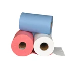 Factory Direct Sale Sample Price 55% Woodpulp 45% Polyester Disposable Wood Pulp Non-woven Wipe