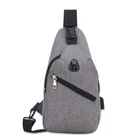 Bag 2021 Factory New Fashion Bulk Crossbody Sport Logo Small Sling Chest Bag Transparent Korean Sling Bag Men Sling Bag