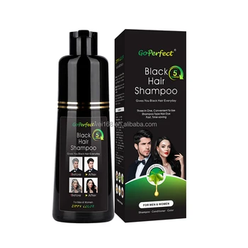 Popular Wholesale Hair Dye Shampoo Natural Hair Dye Color Shampoo Private Label Fast Hair Black Shampoo