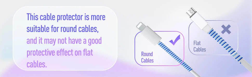 Laser Pink Spiral Cable Protector Sleeve - Tangle-Free Cord Saver For Chargers, Headphones, USB Cables & Pet Chew Prevention - View #5