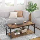 Modern Style Living Room Hotel Solid Wood And Metal Multifunctional Square Coffee Tables Sets
