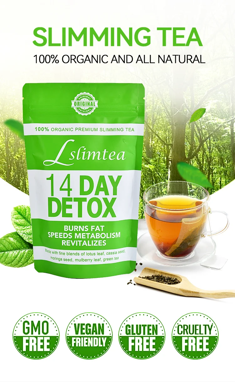 Chinaherbs Natural 14 Days Ture Detox Strong Beauty Slimming Tea Slim