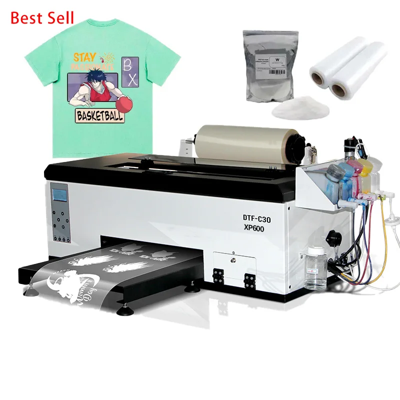 Dtf Inkjet Printer Impresora Xp600 Dtf T Shirt Cloth Sticker Garment