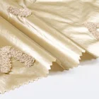 Leather Best Quality Crinkly Embroidered Nylon Pu Material Coating Synthetic Leather