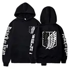Hoodies Hoodies Anime Custom Logo Bulk Cotton Anime Clothing Attack On Titan Crop Top Hoodies For Men