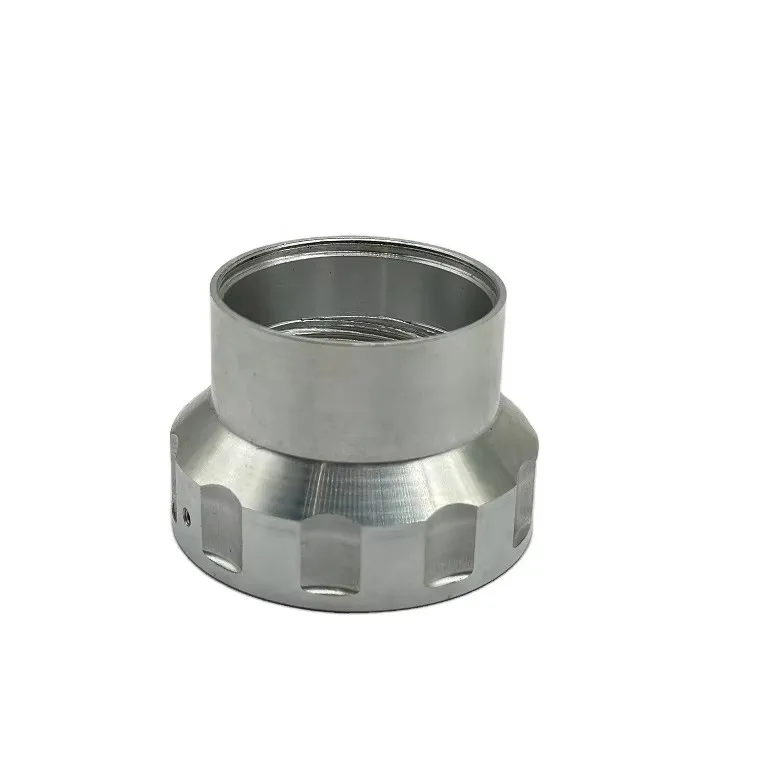 product custom aluminum die casting precision metal flange shell front mirror tube electroplating polishing with cnc milling-7