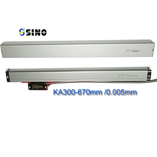 Sino ka300 high precision linear encoder grating ruler 1um glass optical ruler 