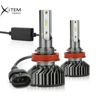 Led Car 12000lm Led Headlight Bulb H7 H11 H4 Car Led Headlight F2 ZES Chips Mini Size With Canbus Auto Lamps