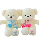 Bear Soft Comfortable 65 Cm Pink Plush Bear Toy Valentine Day Scarf Bear Gifts