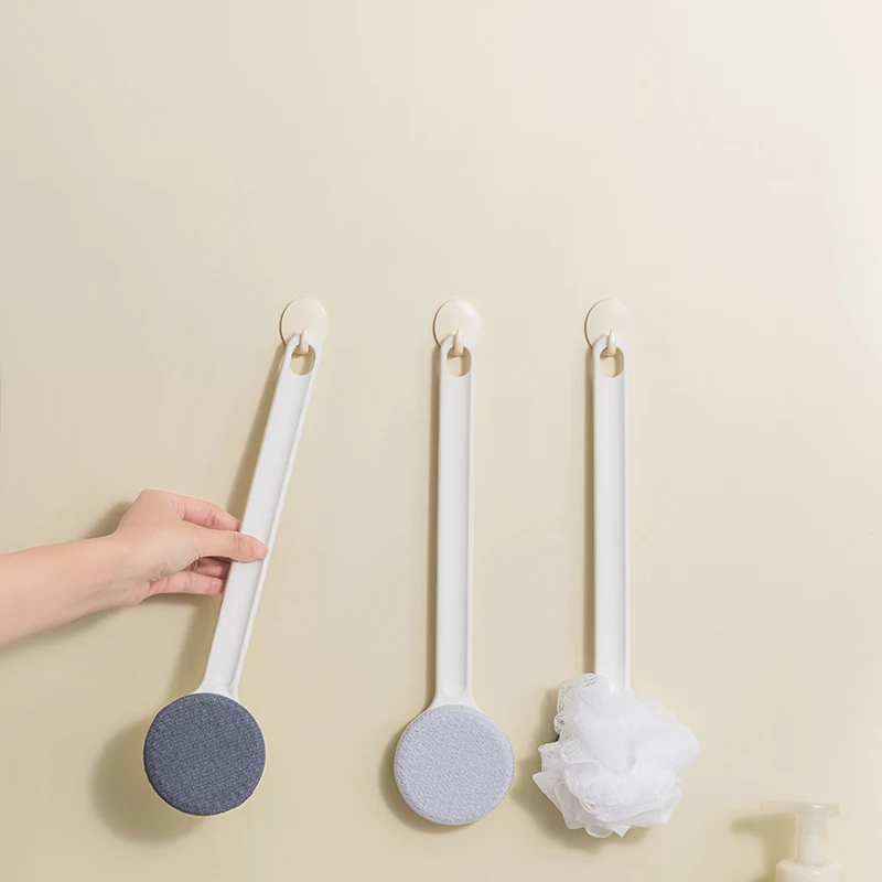 New Plastic shower brush long handle shower brush comfortable washing brush