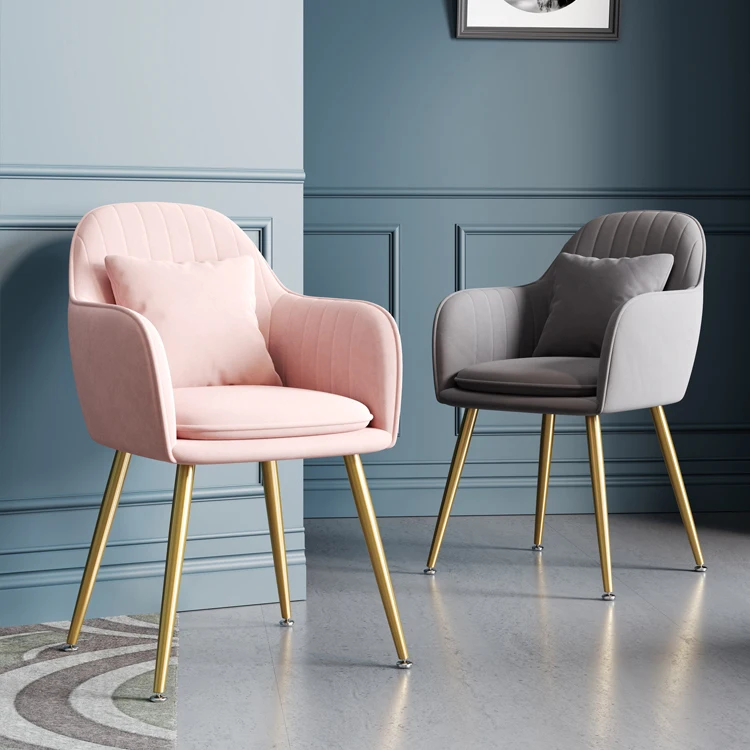 pink nordic chair