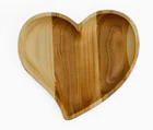 Handmade Unique Handmade Heart Shape Wooden Serving Tray Plate
