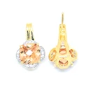 Jewelry Cz Gold Factory Price Fashion 925 Sterling Silver Engagement Jewelry Set CZ Fine Jewelry With Gold Plated