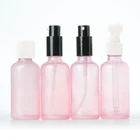 5ml 10ml 15ml Essential Oil Pink Glass Mist Spray Bottle