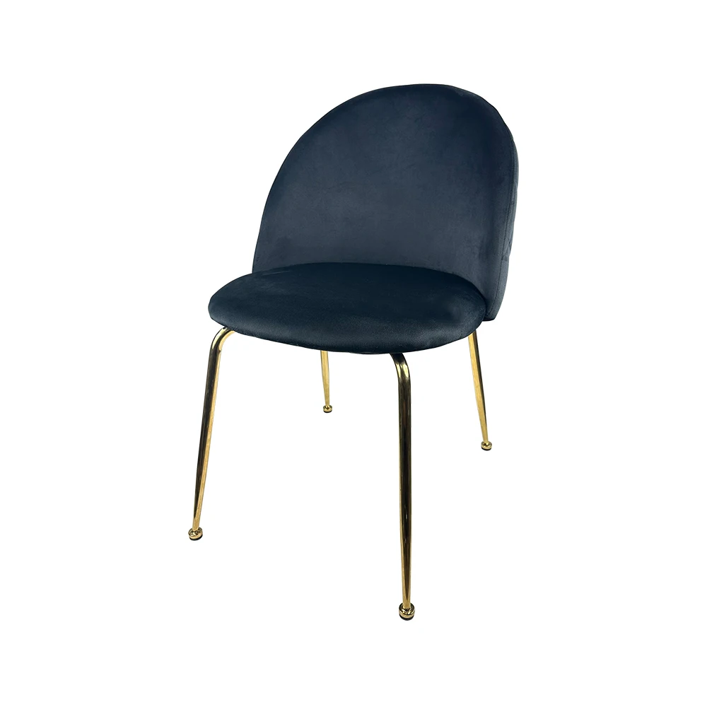 Nordic Modern Upholstered Velvet Dining Chairs Restaurant Chair