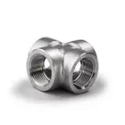 High Pressure Forged 150lb Threaded Joint High Pressure Forged Ss304 Female Thread Cross Joints