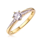 Jewelry Engagement Ring Women High Level Custom Fashion Stackable Engagement Gold Rings Moissanite Ring Jewelry Women