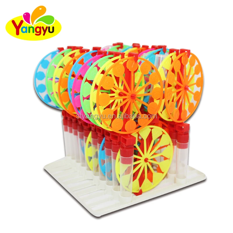 Shantou Cheap Windmill Tray Toy with Candy