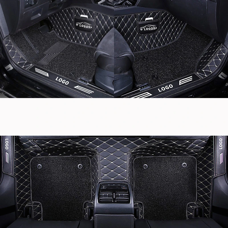 Pvc Leather Car Mat New Design Cover The Threshold Luxury Leather Coil Fortuner Car Mat Buy