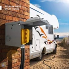 50 Amp 125/250 Volt RV Power Outlet Box Enclosed Lockable Weatherproof Outdoor Electrical NEMA 14-50R Receptacle Outlet Panel