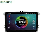 Dvd IOKONE Quad Core 1G 16G 9 Inch Universal Android 2 Din Car Stereo Video Car Dvd Player For Volkswagen