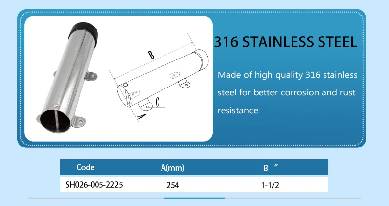 product heavy duty marine accessories fishing boat rods holder adjustable rail mount rod clamp holders stand fishing rod holder-9