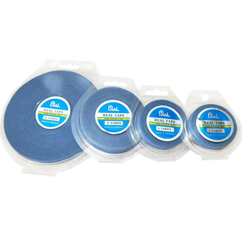 3-36 Yard Blue/yellow/white Human Hair Extension Tape Roll  Lace Front  Wig Adhesive Tape For Tape In Hair Extensions - Buy Tape In Hair Tape,Lace  Front Wig Tape,Adhesive Hair Tape Product on