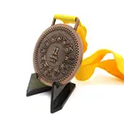 Antique Free Design Your Own Medal Cheap Custom Fun Metal Antique Copper Sport Race Running Medals
