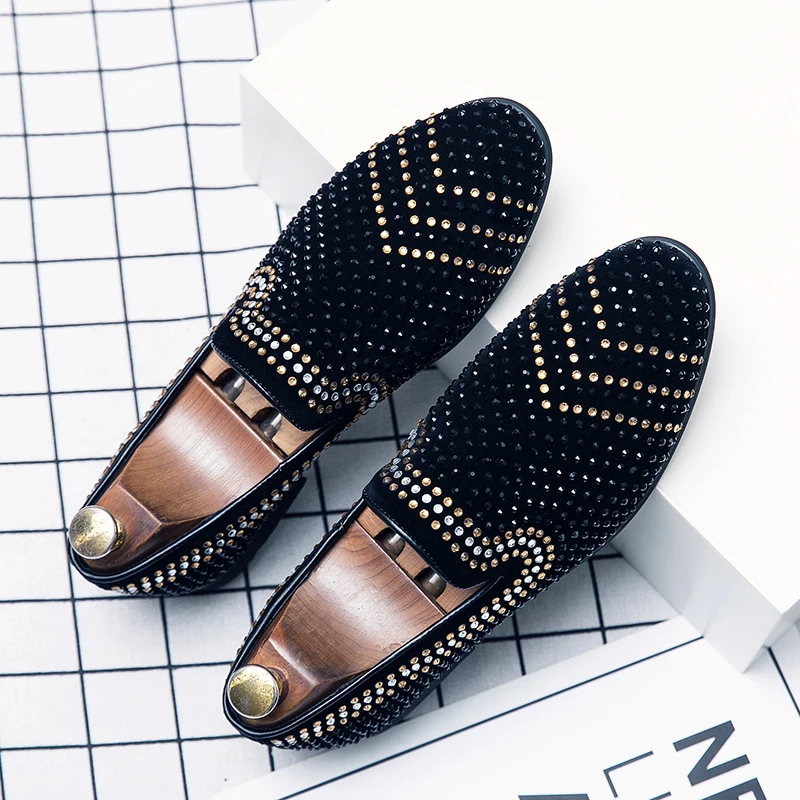 loafers with diamonds