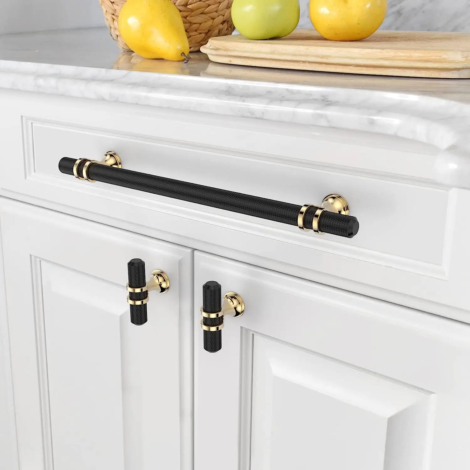 Gold Nordic Kitchen Drawer Wardrobe Brass Pull Handles Embossing