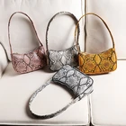 Women Women 2021 Hot Selling Women Luxury Shoulder Mini Handbag Snake Animal Print Handbags For Lady