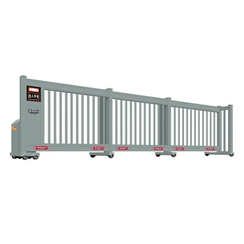 Electric Sliding Gates Aluminum Sliding Gate Industrial Intelligent Remote Control Automatic Sliding Gate